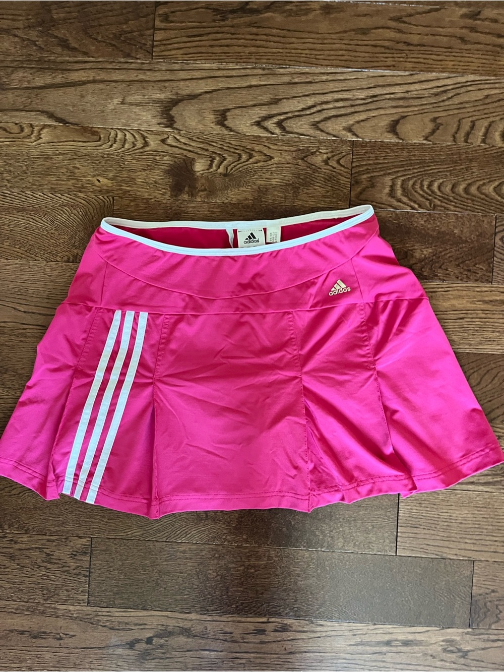 REAL VINTAGE* adidas mini tennis skirt with built in shorts | pink workout skirt